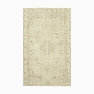 Beige Turkish Vintage Area Rug