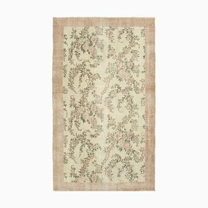 Beige Turkish Vintage Area Rug