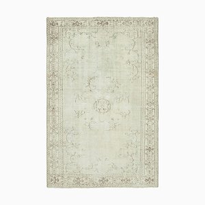 Alfombra turca vintage en beige