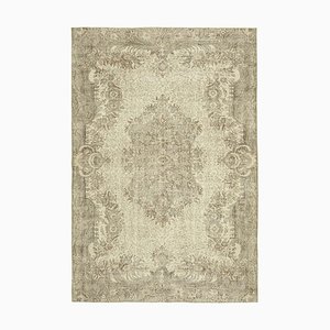 Alfombra turca vintage en beige