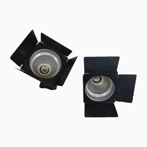 Sidei Spotlights with Clamp, Milan, 1970s, Set of 2