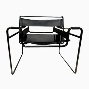 Mid-Century Wassily B3 Lounge Chair by Marcel Breuer for Gavina