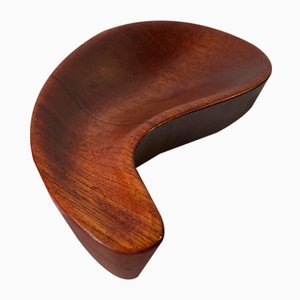 Mid-Century Nierenförmige Teak Schale, 1960er