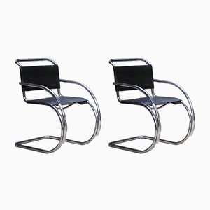 MR20 Cantilever Chairs by Mies Van Der Rohe, Set of 2