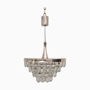 Crystal Glass Chandelier from Kinkeldey