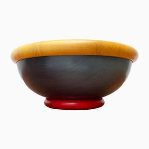 Postmodern Italian Wooden Bowl by Pietro Manzoni
