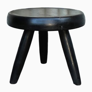 Vintage Berger Stool by Charlotte Perriand for Steph Simon, 1950s