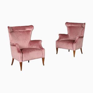 Armchairs, Italy 1950s, Set of 2