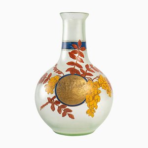 Enamelled Glass Vase, Early 20th Century
