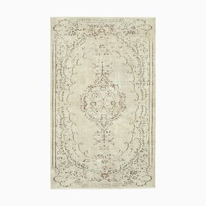 Beige Turkish Vintage Area Rug