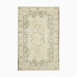 Beige Turkish Vintage Area Rug