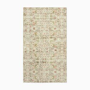 Beige Turkish Vintage Area Rug