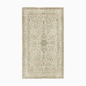 Beige Vintage Turkish Area Rug