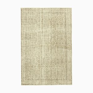 Beige Vintage Turkish Area Rug