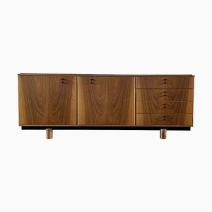 Credenza 809/C Ovunque in noce di Gianfranco Frattini per Bernini, 1963