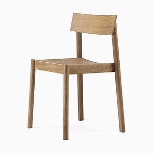Natural Oil Rectangular Citizen Chair by etc.etc. for Emko