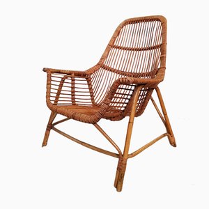 Set of Italian Wicker Armchairs by George Coslin for Gervasoni