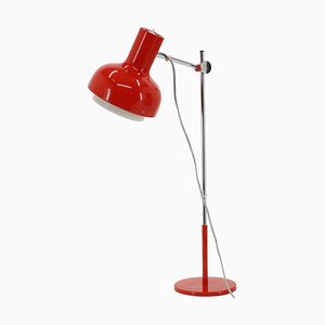 Rote Schreibtischlampe von Josef Hurka, 1960er