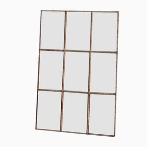 Reclaimed Industrial Window Mirror