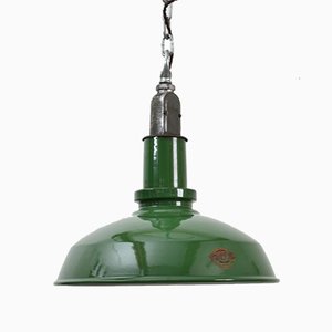 Lampe à Suspension Industrielle Thorlux 14 Verte