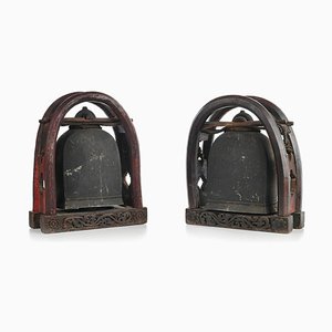 19th Century Elephant Bells, Set of 2