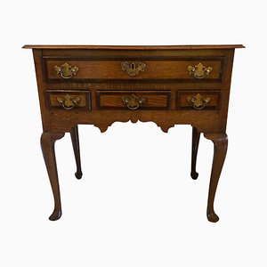 Antiker George III Lowboy aus Eiche