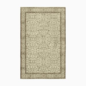 Beige Vintage Turkish Area Rug