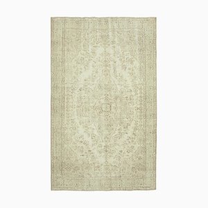 Beige Vintage Turkish Area Rug