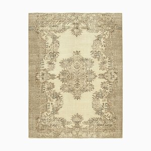 Beige Vintage Turkish Area Rug