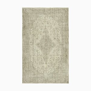 Beige Vintage Turkish Area Rug