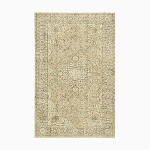 Beige Vintage Turkish Area Rug