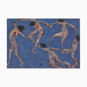 Small Blue Dance (After Matisse) de Alexis Gorodine