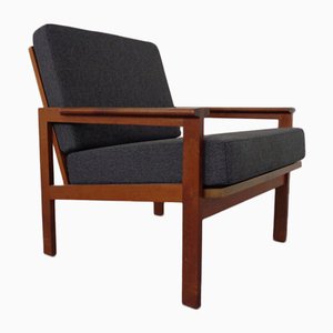 Fauteuil Capella en Teck par Illum Wikkelsø pour Niels Eilersen, 1960s