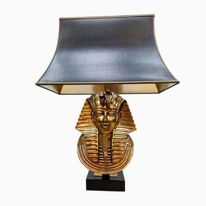 Lámpara de mesa Pharaoh vintage de Deknudt Lusterie