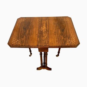 Antique Edwardian Inlaid Rosewood Sutherland Table