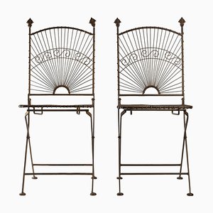 Chaises en Métal, Set de 2