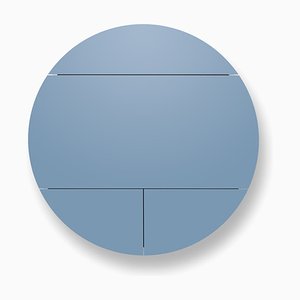 Meuble de Rangement Pill Multifonctionnel Noir et Bleu par Dalius Razauskas pour Emko