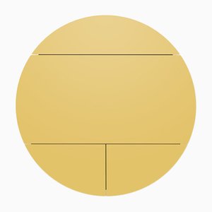 Mobiletti Pill Extra multifunzionali bianchi e gialli di Dalius Razauskas per Emko