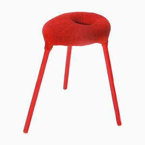 Sgabello PS Eskilstuna vintage rosso di Ikea