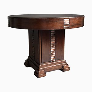 Art Deco Oak and Walnut Coffee Table