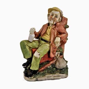 Statuetta vintage in ceramica