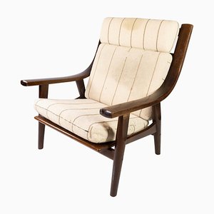 Modell GE530 Sessel aus dunkler Eiche von Hans J. Wegner, 1960er