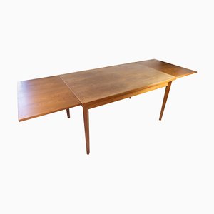 Danish Teak Dining Table with Extensions, 1960s