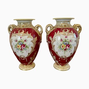 Quality Antique Noritake Vases, Set of 2