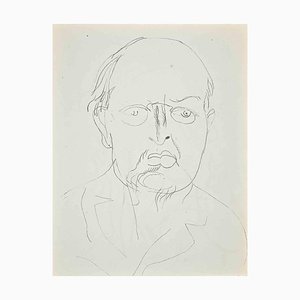 Raoul Dufy, Study for Self-Portrait, Original Lithographie, 1920er