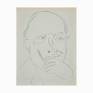 Raoul Dufy, Study for Self-Portrait, Original Lithograph, 1920s