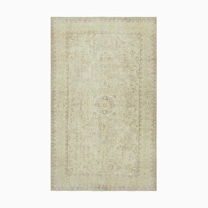 Beige Turkish Vintage Area Rug