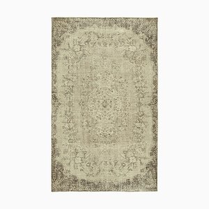 Beige Turkish Vintage Area Rug