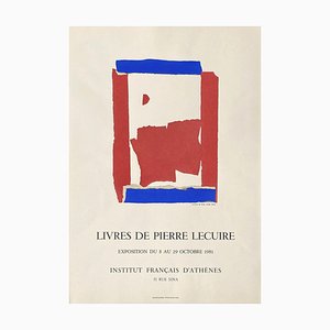 Expo 81: Livres de Pierre Lecuire, Institut Français, Athènes par Nicolas de Staël