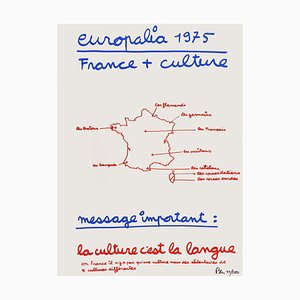 Europalia 1975, France + Culture de Ben Vautier